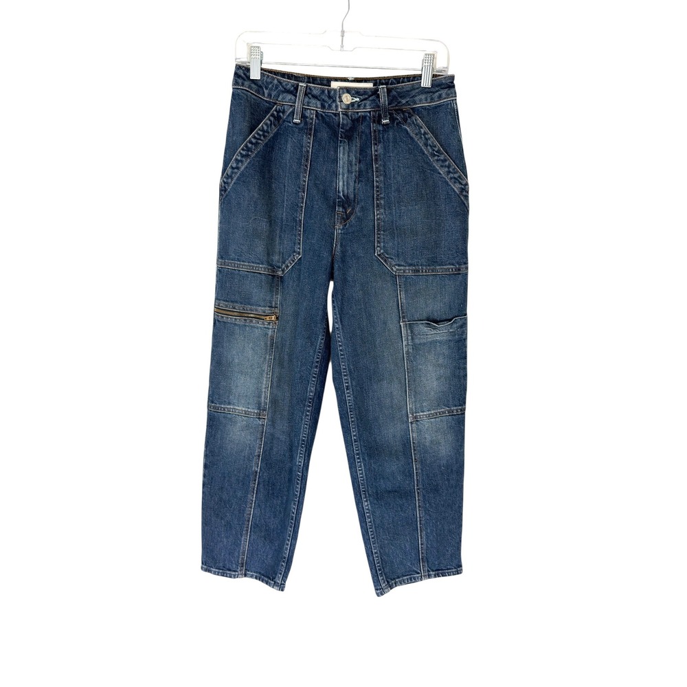 Mother Superior The Private Zip Pocket Ankle Mile High Jeans Denim Basic Size 26